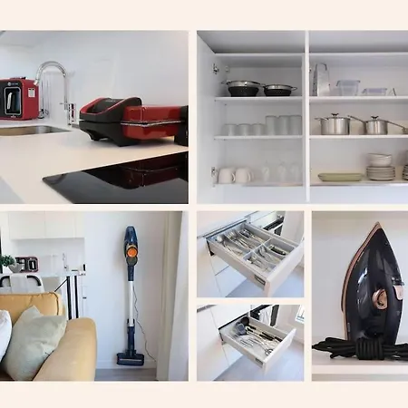 Sleek Cozy & Brand New 1br Flat W/ Parking + Gym #25b Apartman Isztambul