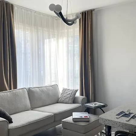 Sleek Cozy & Brand New 1br Flat W/ Parking + Gym #25b *